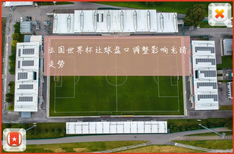 法国世界杯让球盘口调整影响竞猜走势